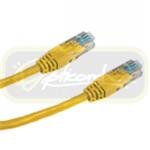 UTP patch cord OPTIX Cat5e,  1m,  yellow