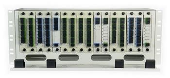 19" 4U Prázdný modulový rozvaděč na 16x kazetové spittery