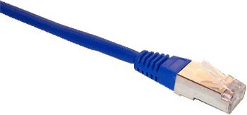 FTP patch cord OPTIX Cat5e, 0,25m modrý