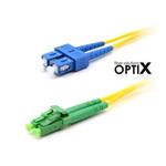 OPTIX SC/PC-LC/APC patch cord  09/125 0,5m duplex G657A 1,8mm