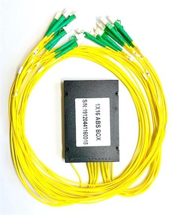 PLC Splitter ABS BOX 1:16, SM PLC 1m LC/APC, GPON G657A2