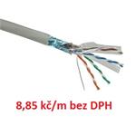 FTP kabel OPTIX (drát) Cat.6, LSOH, 4páry, 305m /cívka, CERTIFIKOVÁNO