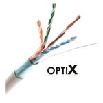 FTP kabel OPTIX (drát) Cat5e LSZH (Eca), 4páry   bal.305m Premium AWG24 (0,51mm)