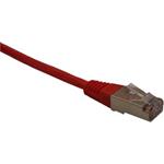 FTP patch cord OPTIX Cat5e,  0,25m červený