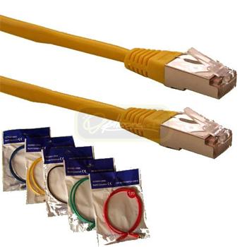 FTP patch cord OPTIX Cat5e, 1m yellow