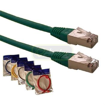 FTP patch cord OPTIX Cat5e, 3m zelený