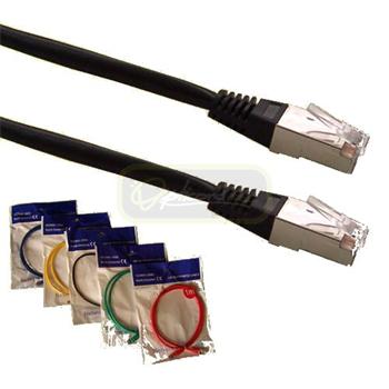 FTP patch cord OPTIX Cat5e, 5m černý