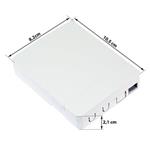 FTTH optická zásuvka 2xSC - FTTH BOX s potiskem