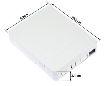 FTTH optická zásuvka 2xSC - FTTH BOX