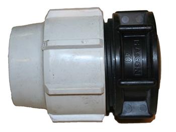 HDPE koncovka PLASSON D-40 zátka bez ventilku