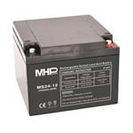 MHPower olověná baterie AGM 12V/24Ah, Terminál T1 - M6