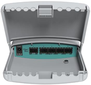 MikroTik Cloud Router Switch CRS105-5S-FB(MARKET), FiberBox, 5x SFP