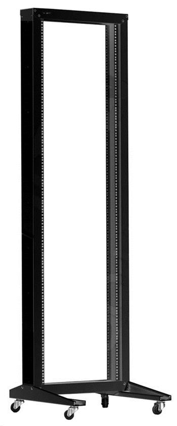 OCRACK 19"montážní rám 42U jednodílný černý