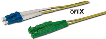 OPTIX E2000/APC-LC optický patch cord 09/125 0,5m G657A