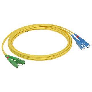OPTIX E2000/APC-SC optický patch cord 09/125 2m G657A