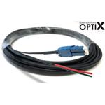 OPTIX Hybrid patchcord SC/APC-LC 09/125 70m Duplex G.657A OUTDOOR with 2x1,5mm CU pair 