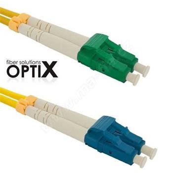 OPTIX LC/APC-LC patch cord 09/125 10m duplex G657A 1,8mm