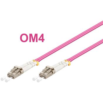 OPTIX LC-LC Optický patch cord 50/125 0,25m OM4 Duplex