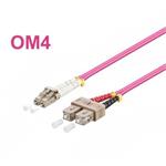OPTIX LC-SC Optický patch cord  50/125 0,5m OM4 Duplex