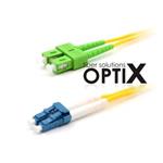 OPTIX SC/APC-LC patch cord  09/125 0,25m duplex G657A 1,8mm