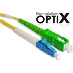 OPTIX SC/APC-LC patch cord  09/125 0,25m simplex G657A 1,8mm