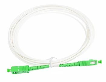 OPTIX SC/APC-SC/APC FLEXI optický patch cord G.657B3 2mm 10m bílý simplex