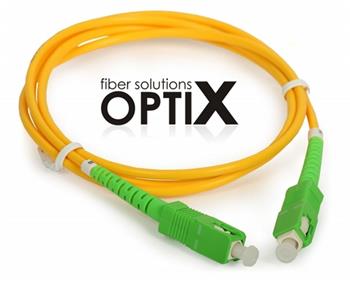 OPTIX SC/APC-SC/APC patch cord 09/125 0,25m simplex G657A 1,8mm