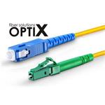 OPTIX SC-LC/APC optický patch cord 09/125 0,5m G657A simplex