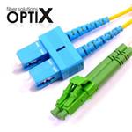 OPTIX SC-LC/APC optický patch cord 09/125 0,5m G657A 