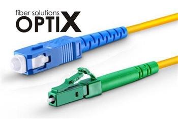 OPTIX SC-LC/APC optický patch cord 09/125 10m G657A Simplex