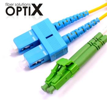 OPTIX SC-LC/APC optický patch cord 09/125 10m G657A