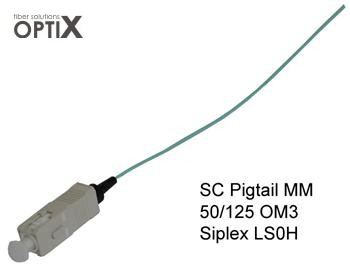 OPTIX SC Optický pigtail 50/125 1m OM3