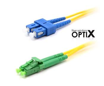 OPTIX SC/PC-LC/APC patch cord 09/125 0,5m duplex G657A 1,8mm