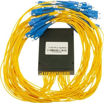 PLC Splitter ABS BOX 1:32,1260 - 1650 nm,SM PLC 2m SC, GPON, G.657A2
