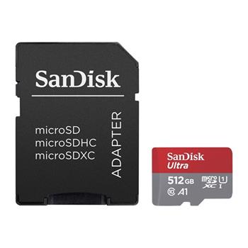SanDisk Ultra microSDXC 512GB 100MB/s + adaptér
