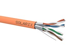 STP kabel SOLARIX Cat6A, LSOH B2ca s1 d1 a1 , bal. 500m/cívka