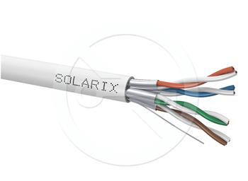 STP kabel SOLARIX CAT6A LSOH (Dca-s1,d2,a1) 650 MHz 500m/špulka