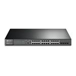 TP-Link T2600G-28MPS PoE switch, 24x GLAN + 4x SFP, 802.3af/at, 384W budget