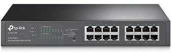 TP-Link TL-SG1016PE PoE switch, 16x GLAN (8x PoE), 802.3af/at, 110W budget