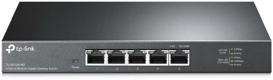 TP-Link TL-SG105-M2 - 5-Port 2.5G Multi-Gigabit Desktop Switch