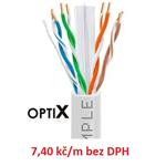 UTP kabel OPTIX (drát) Cat.6 LS0H šedý,  bal. 500m/cívka
