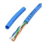 UTP kabel OPTIX (drát) Cat5e PVC modrý,  bal.305m Premium