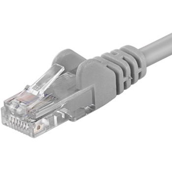 UTP patch cord OPTIX Cat6, 1m šedý