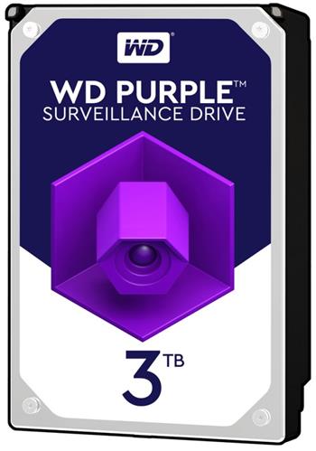 WD PURPLE HDD 3TB WD30PURZ Purple 64MB SATAIII 5400rpm