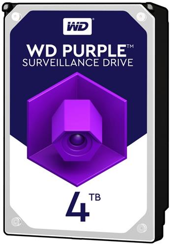 WD PURPLE HDD 4TB WD40PURZ Purple 64MB SATAIII 5400rpm